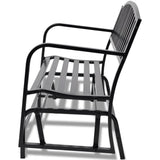 vidaXL Swing Bench Black Steel | SKU: 42170 | Barcode: 8718475973119