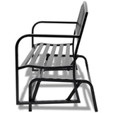 vidaXL Swing Bench Black Steel | SKU: 42170 | Barcode: 8718475973119