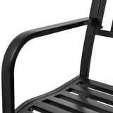 vidaXL Swing Bench Black Steel | SKU: 42170 | Barcode: 8718475973119