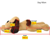vidaXL Dog Cuddly Toy Plush Brown 160 cm | SKU: 80144 | Barcode: 8718475979548