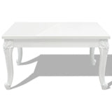 vidaXL Coffee Table 80x80x42 cm High Gloss White | SKU: 243379 | Barcode: 8718475991984