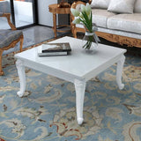 vidaXL Coffee Table 80x80x42 cm High Gloss White | SKU: 243379 | Barcode: 8718475991984