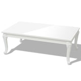 vidaXL Coffee Table 115x65x42 cm High Gloss White | SKU: 243381 | Barcode: 8718475992004
