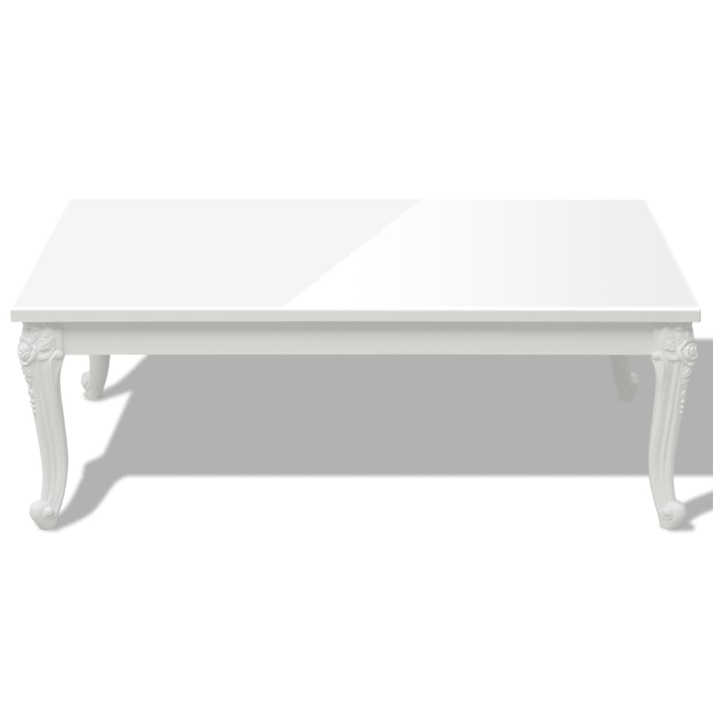 vidaXL Coffee Table 115x65x42 cm High Gloss White | SKU: 243381 | Barcode: 8718475992004