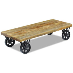 vidaXL Coffee Table Mango Wood 120x60x30 cm | SKU: 243335 | Barcode: 8718475995135