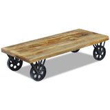 vidaXL Coffee Table Mango Wood 120x60x30 cm | SKU: 243335 | Barcode: 8718475995135
