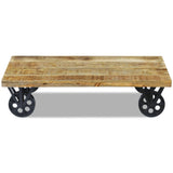 vidaXL Coffee Table Mango Wood 120x60x30 cm | SKU: 243335 | Barcode: 8718475995135