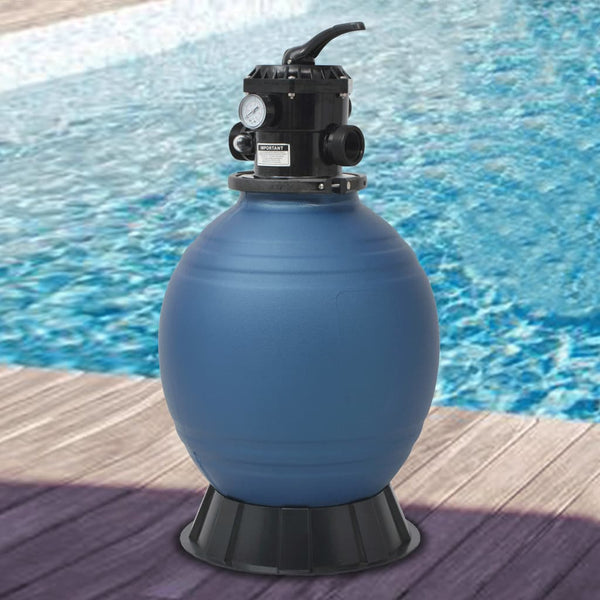 vidaXL Pool Sand Filter With 6 Position Valve Blue 460 mm | SKU: 91169 | Barcode: 8718475998709