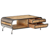 vidaXL Coffee Table 100x50x35 cm Solid Mango Wood | SKU: 247804 | Barcode: 8719883549866