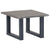 vidaXL Coffee Table With Live Edges Grey 60x60x40 cm Solid Acacia Wood | SKU: 247827 | Barcode: 8719883550091