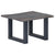 vidaXL Coffee Table With Live Edges Grey 60x60x40 cm Solid Acacia Wood | SKU: 247827 | Barcode: 8719883550091