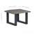 vidaXL Coffee Table With Live Edges Grey 60x60x40 cm Solid Acacia Wood | SKU: 247827 | Barcode: 8719883550091