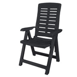 Chair From VidaXL Plastic 11 Piece Outdoor Dining Set In Anthracite Colour | SKU: 276182 | UPC: 8719883564098