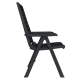 Chair From VidaXL Plastic 11 Piece Outdoor Dining Set In Anthracite Colour | SKU: 276182 | UPC: 8719883564098