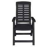 Chair From VidaXL Plastic 11 Piece Outdoor Dining Set In Anthracite Colour | SKU: 276182 | UPC: 8719883564098