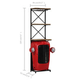 vidaXL Tractor Wine Cabinet 49x32x183 cm Solid Mango Wood | SKU: 247871 | Barcode: 8719883570822