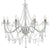 vidaXL Chandelier With Beads Silver 8 x E14 Bulbs | SKU: 281606 | Barcode: 8719883573298