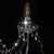vidaXL Chandelier With Beads Silver 8 x E14 Bulbs | SKU: 281606 | Barcode: 8719883573298