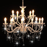 vidaXL Chandelier 2-layer White 15 x E14 Bulbs | SKU: 281612 | Barcode: 8719883573359