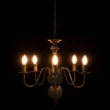 vidaXL Chandelier Antique Black 5 x E14 Bulbs | SKU: 281615 | Barcode: 8719883573380