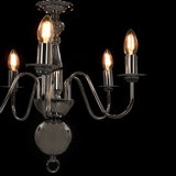 vidaXL Chandelier Silver 5 x E14 Bulbs | SKU: 281616 | Barcode: 8719883573397