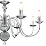 vidaXL Chandelier Silver 8 x E14 Bulbs | SKU: 281618 | Barcode: 8719883573410