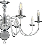 vidaXL Chandelier Silver 8 x E14 Bulbs | SKU: 281618 | Barcode: 8719883573410