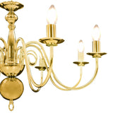 vidaXL Chandelier Golden 8 x E14 Bulbs | SKU: 281619 | Barcode: 8719883573427