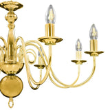 vidaXL Chandelier Golden 8 x E14 Bulbs | SKU: 281619 | Barcode: 8719883573427