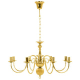 vidaXL Chandelier Golden 8 x E14 Bulbs | SKU: 281619 | Barcode: 8719883573427