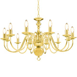 vidaXL Chandelier Golden 12 x E14 Bulbs | SKU: 281623 | Barcode: 8719883573465