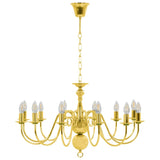 vidaXL Chandelier Golden 12 x E14 Bulbs | SKU: 281623 | Barcode: 8719883573465