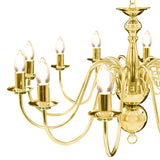 vidaXL Chandelier Golden 12 x E14 Bulbs | SKU: 281623 | Barcode: 8719883573465