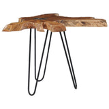 vidaXL Coffee Table 70x45 cm Solid Teak Wood and Polyresin | SKU: 281651 | Barcode: 8719883581521