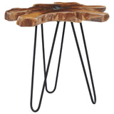 vidaXL Coffee Table 70x45 cm Solid Teak Wood and Polyresin | SKU: 281651 | Barcode: 8719883581521