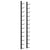vidaXL Wall Mounted Wine Rack For 12 Bottles Black Iron | SKU: 282466 | Barcode: 8719883589244