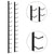 vidaXL Wall Mounted Wine Rack For 12 Bottles Black Iron | SKU: 282466 | Barcode: 8719883589244