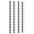 vidaXL Wall Mounted Wine Racks For 12 Bottles 2 pcs Black Iron | SKU: 282467 | Barcode: 8719883589251
