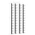 vidaXL Wall Mounted Wine Racks For 12 Bottles 2 pcs Black Iron | SKU: 282467 | Barcode: 8719883589251