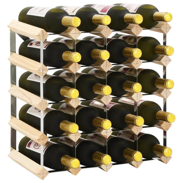 vidaXL Wine Rack For 20 Bottles Solid Pinewood | SKU: 282469 | Barcode: 8719883589275