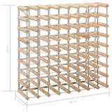 vidaXL Wine Rack For 72 Bottles Solid Pinewood | SKU: 282471 | Barcode: 8719883589299