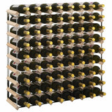 vidaXL Wine Rack For 72 Bottles Solid Pinewood | SKU: 282471 | Barcode: 8719883589299