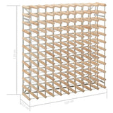 vidaXL Wine Rack For 120 Bottles Solid Pinewood | SKU: 282472 | Barcode: 8719883589305