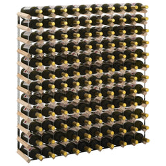 vidaXL Wine Rack For 120 Bottles Solid Pinewood | SKU: 282472 | Barcode: 8719883589305