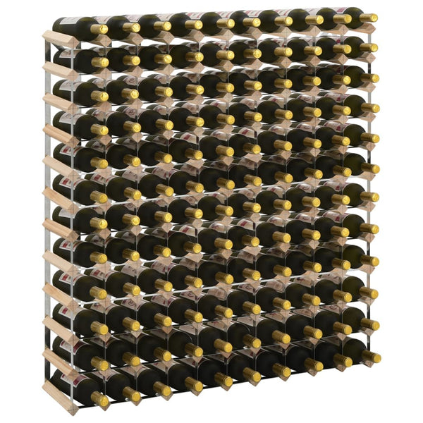 vidaXL Wine Rack For 120 Bottles Solid Pinewood | SKU: 282472 | Barcode: 8719883589305