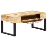 vidaXL Coffee Table Cassette Style 100x52x45 cm Solid Mango Wood | SKU: 282764 | Barcode: 8719883609843