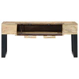 vidaXL Coffee Table Cassette Style 100x52x45 cm Solid Mango Wood | SKU: 282764 | Barcode: 8719883609843