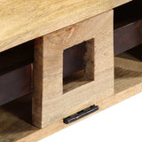 vidaXL Coffee Table Cassette Style 100x52x45 cm Solid Mango Wood | SKU: 282764 | Barcode: 8719883609843