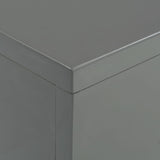 vidaXL Coffee Table High Gloss Grey 85x55x31 cm MDF | SKU: 282992 | Barcode: 8719883610320