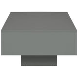 vidaXL Coffee Table High Gloss Grey 85x55x31 cm MDF | SKU: 282992 | Barcode: 8719883610320